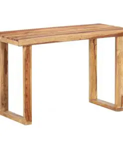 vidaXL Dining Table 118x60x76 cm Solid Sheesham Wood
