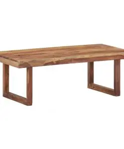 vidaXL Coffee Table 100x50x35 cm Solid Sheesham Wood