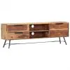 vidaXL TV Cabinet 140x28x47 cm Solid Sheesham Wood vidaXL TV Cabinet 140x28x47 cm Solid Sheesham Wood