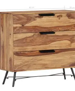 vidaXL Sideboard 80x30x75 cm Solid Sheesham Wood