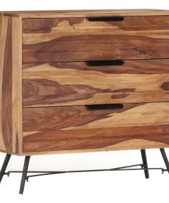 vidaXL Sideboard 80x30x75 cm Solid Sheesham Wood