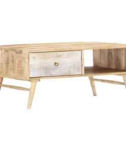 vidaXL Coffee Table 88x60x40 cm Solid Mango Wood