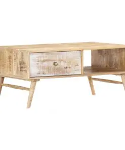 vidaXL Coffee Table 88x60x40 cm Solid Mango Wood