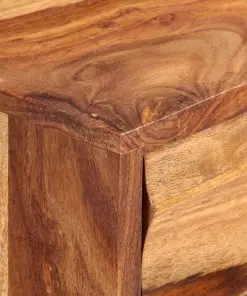 vidaXL TV Cabinet 140x30x45 cm Solid Sheesham Wood