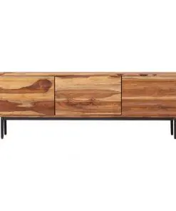vidaXL TV Cabinet 140x30x45 cm Solid Sheesham Wood