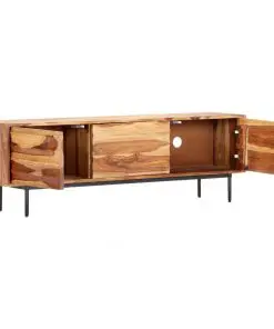 vidaXL TV Cabinet 140x30x45 cm Solid Sheesham Wood