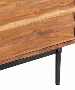 vidaXL TV Cabinet 140x30x45 cm Solid Sheesham Wood