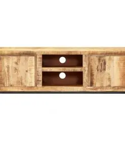 vidaXL TV Cabinet 118x30x45 cm Solid Mango Wood