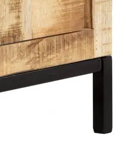 vidaXL TV Cabinet 118x30x45 cm Solid Mango Wood