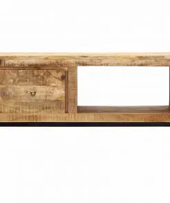 vidaXL Coffee Table 88x50x42 cm Solid Mango Wood