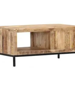 vidaXL Coffee Table 88x50x42 cm Solid Mango Wood