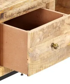 vidaXL Coffee Table 88x50x42 cm Solid Mango Wood