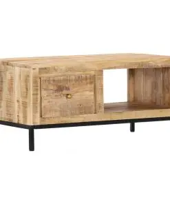 vidaXL Coffee Table 88x50x42 cm Solid Mango Wood