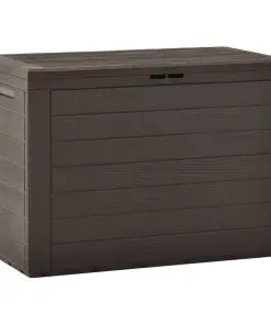 vidaXL Garden Storage Box Brown 78x44x55 cm