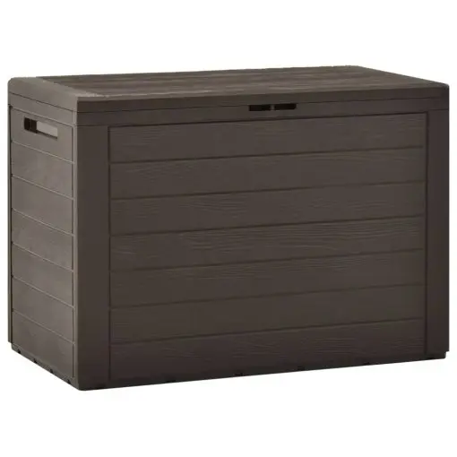 vidaXL Garden Storage Box Brown 78x44x55 cm