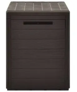 vidaXL Garden Storage Box Brown 78x44x55 cm