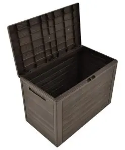 vidaXL Garden Storage Box Brown 78x44x55 cm