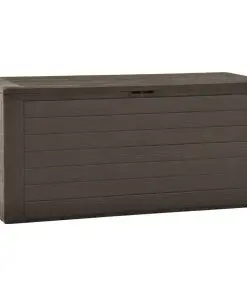 vidaXL Garden Storage Box Brown 116x44x55 cm
