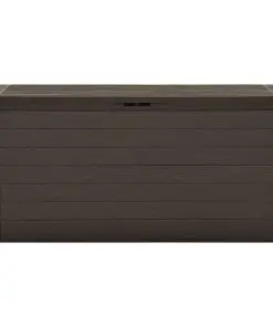 vidaXL Garden Storage Box Brown 116x44x55 cm