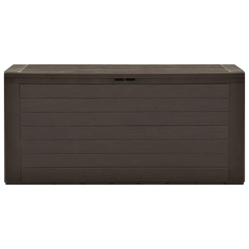 vidaXL Garden Storage Box Brown 116x44x55 cm