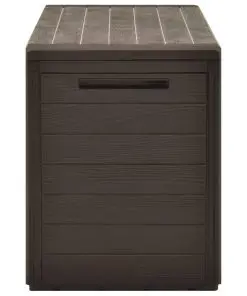 vidaXL Garden Storage Box Brown 116x44x55 cm