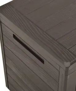 vidaXL Garden Storage Box Brown 116x44x55 cm