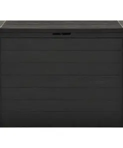 vidaXL Garden Storage Box Anthracite 78x44x55 cm