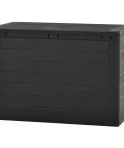 vidaXL Garden Storage Box Anthracite 78x44x55 cm