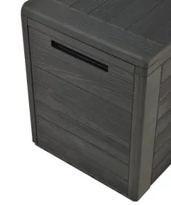 vidaXL Garden Storage Box Anthracite 78x44x55 cm