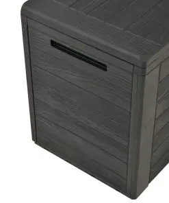 vidaXL Garden Storage Box Anthracite 116x44x55 cm