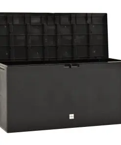 vidaXL Garden Storage Box Anthracite 114x47x60 cm