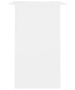 vidaXL Desk White 90x50x74 cm Chipboard