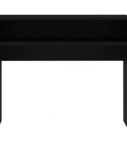 vidaXL Desk Black 90x50x74 cm Chipboard