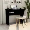 vidaXL Desk Black 90x50x74 cm Chipboard