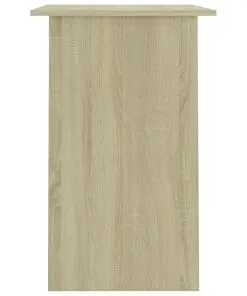 vidaXL Desk Sonoma Oak 90x50x74 cm Chipboard