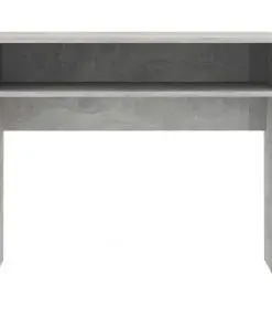 vidaXL Desk Concrete Grey 90x50x74 cm Chipboard