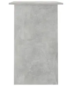 vidaXL Desk Concrete Grey 90x50x74 cm Chipboard