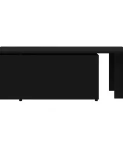 vidaXL Coffee Table Black 150x50x35 cm Chipboard