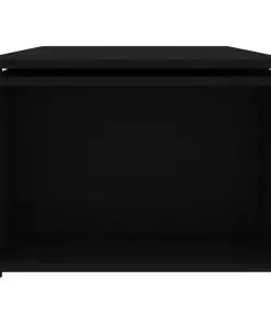 vidaXL Coffee Table Black 150x50x35 cm Chipboard