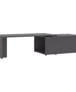 vidaXL Coffee Table Grey 150x50x35 cm Chipboard