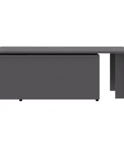 vidaXL Coffee Table Grey 150x50x35 cm Chipboard