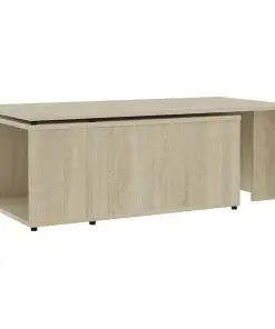 vidaXL Coffee Table Sonoma Oak 150x50x35 cm Chipboard
