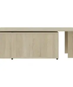 vidaXL Coffee Table Sonoma Oak 150x50x35 cm Chipboard