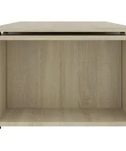 vidaXL Coffee Table Sonoma Oak 150x50x35 cm Chipboard