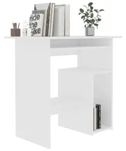 vidaXL Desk White 80x45x74 cm Chipboard