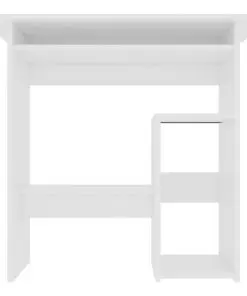 vidaXL Desk White 80x45x74 cm Chipboard