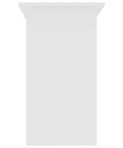 vidaXL Desk White 80x45x74 cm Chipboard