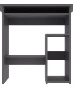 vidaXL Desk Grey 80x45x74 cm Chipboard