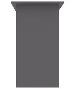 vidaXL Desk Grey 80x45x74 cm Chipboard