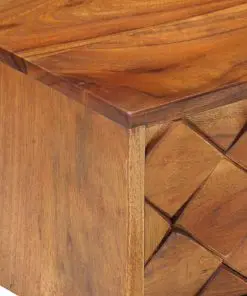 vidaXL Coffee Table 68x68x38 cm Solid Acacia Wood